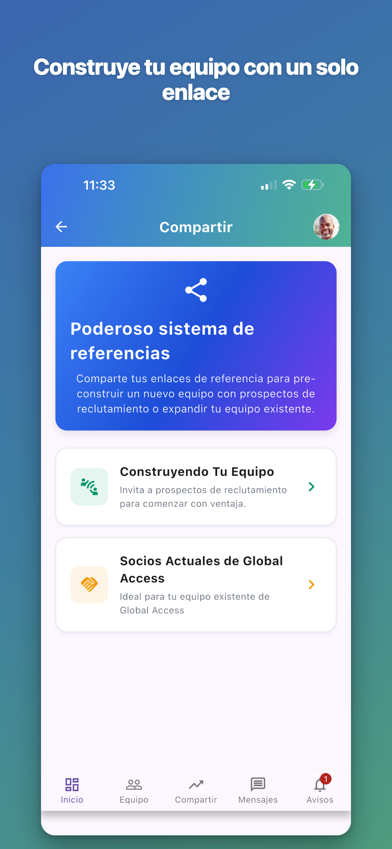 Construye tu equipo con un solo enlace